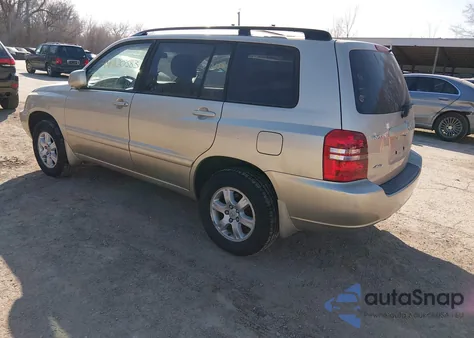2001 Toyota Highlander z USA, uszkodzony, nr VIN JTEHD21A010009160